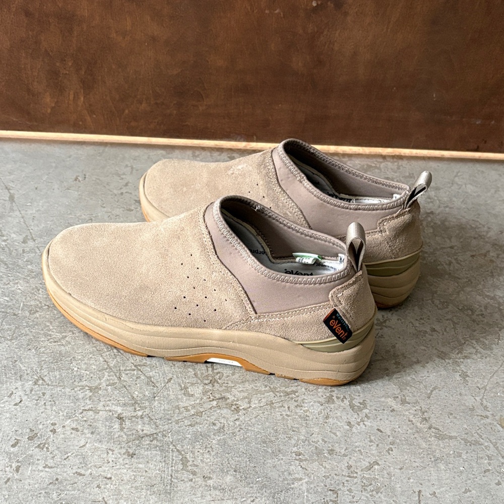Women’s Tan Suede Slip-On Shoes - Picture 4 of 5